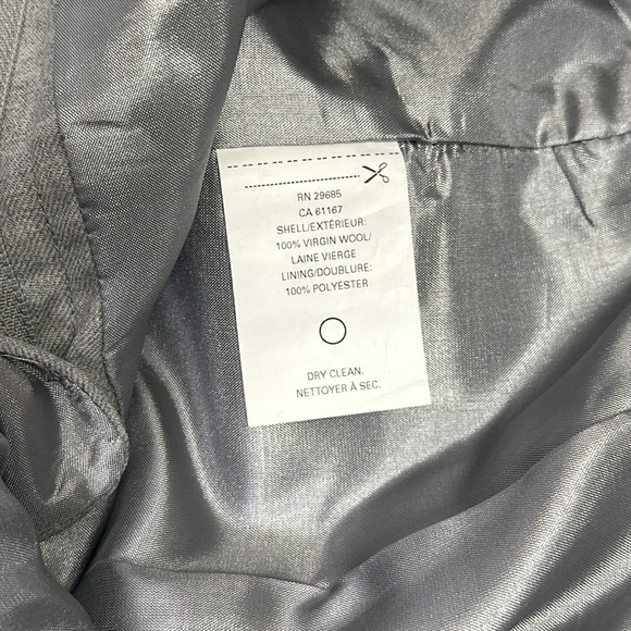 Pendleton Made In USA Womens Size 10 Petite Grey 100% Virgin Wool Trousers - Picture 7 of 11